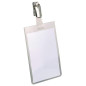 Durable - Pochette Porte-badge avec clip métallique - Format 90 x 60 mm - Transparent - Boîte de 25 - 800219 Durable - Pochette Porte-badge avec clip métallique - Format 90 x 60 mm - Transparent - Boîte de 25 - 800219