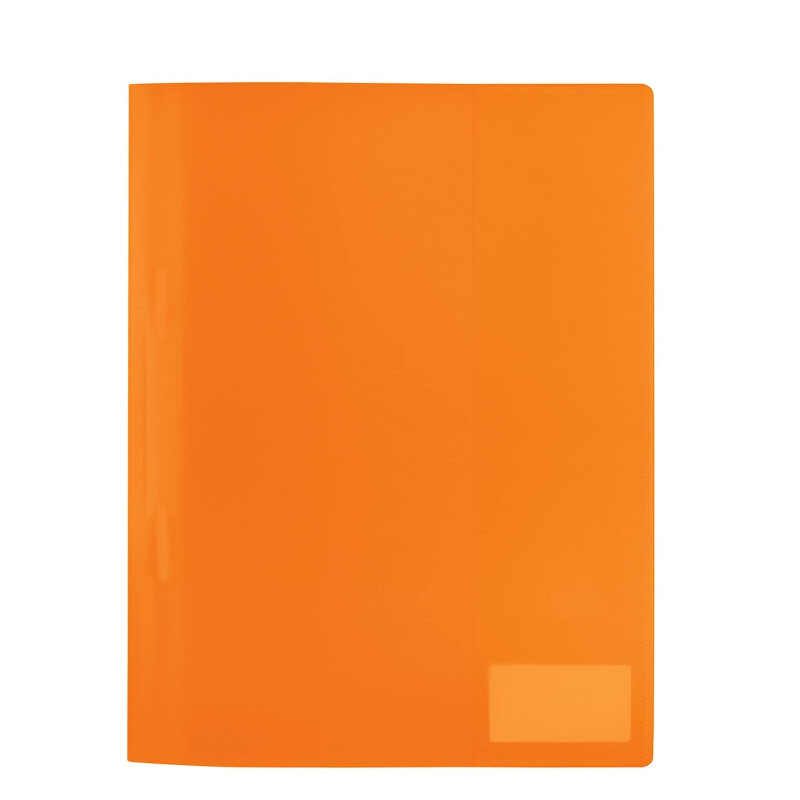 HERMA 19489 Lot de 3 classeurs A4 orange translucide en plastique avec étiquette d'étiquetage, poche coulissante et languette d' HERMA 19489 Lot de 3 classeurs A4 orange translucide en plastique avec étiquette d'étiquetage, poche coulissante et languette d'