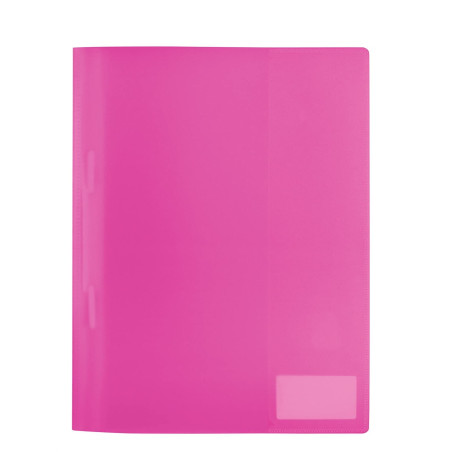 Herma Lot de 3 chemises A4 en polypropylène - Rose translucide