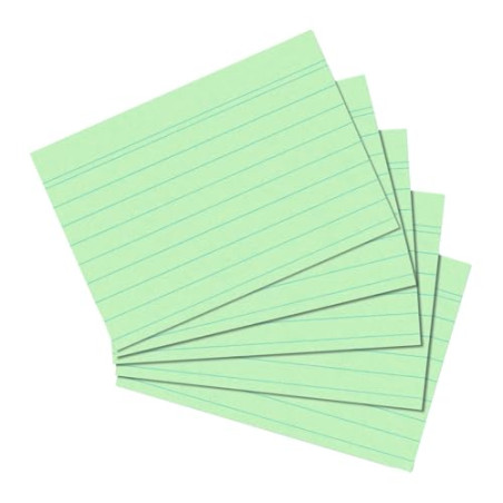 herlitz Fiches Bristol, Vert, a5