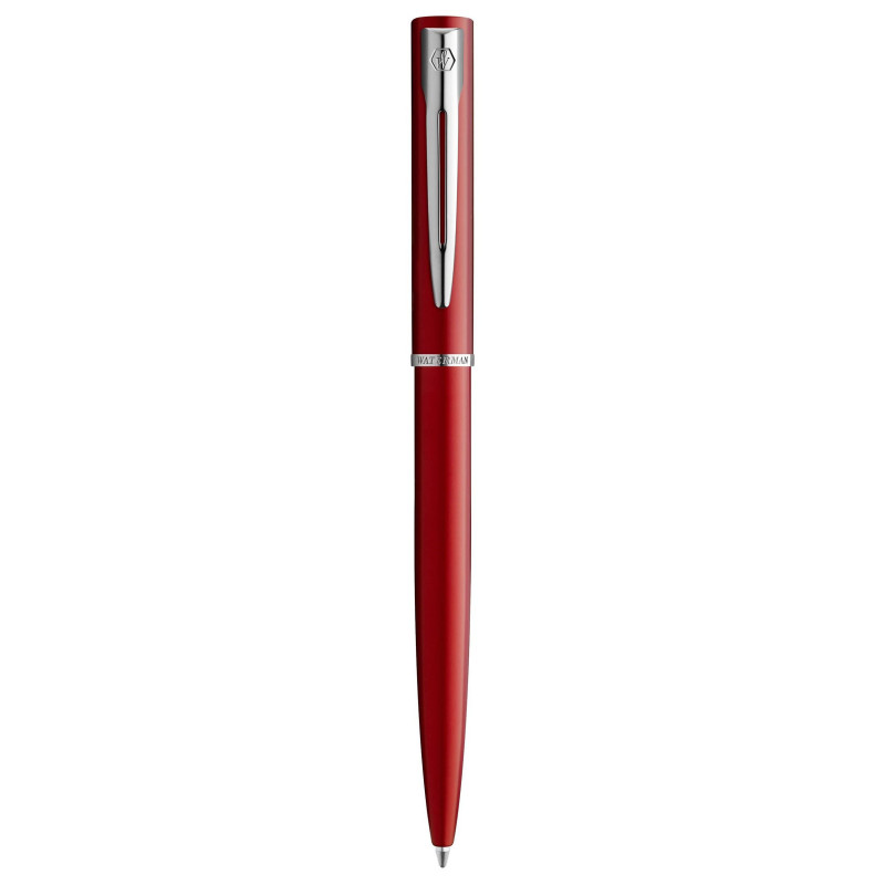 Waterman Allure stylo bille, Laque Rouge, pointe moyenne, Encre Bleue, coffret cadeau Waterman Allure stylo bille, Laque Rouge, pointe moyenne, Encre Bleue, coffret cadeau