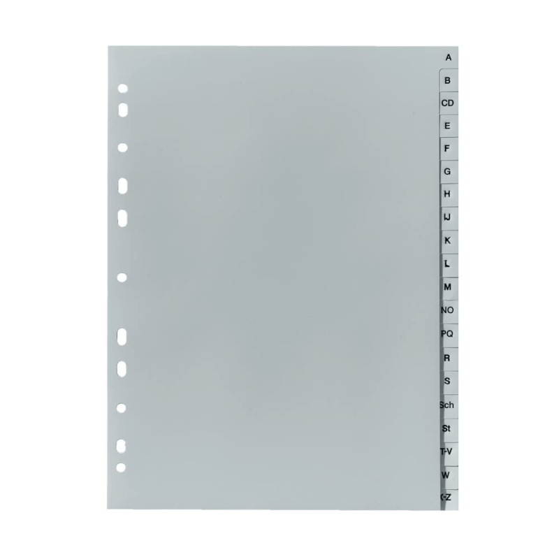 Herlitz 10843522 Enregistrer A-Z, 21 x 29,7 cm, PP, Eurolochung Herlitz 10843522 Enregistrer A-Z, 21 x 29,7 cm, PP, Eurolochung
