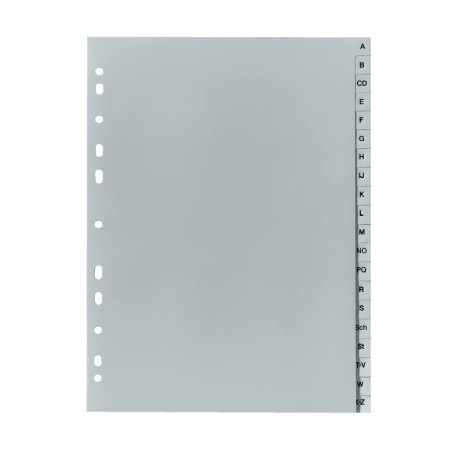 Herlitz 10843522 Enregistrer A-Z, 21 x 29,7 cm, PP, Eurolochung