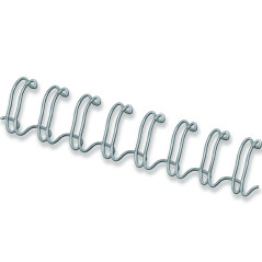 Fellowes 5327901 Anneaux métal 10 mm par 100 Argent