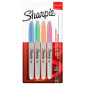 Sharpie marqueurs permanents | pointe fine | couleurs pastel | lot de 4 Sharpie marqueurs permanents | pointe fine | couleurs pastel | lot de 4