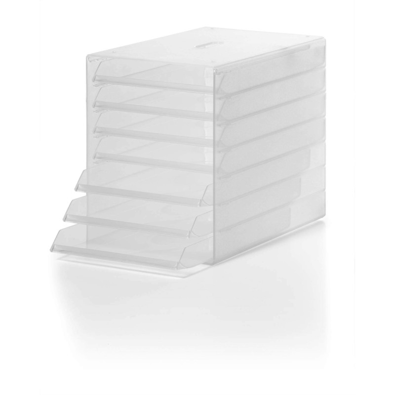 Durable 1712000 Idealox Module de Classement 7 Tiroirs Ouverts Format C4 Transparent Durable 1712000 Idealox Module de Classement 7 Tiroirs Ouverts Format C4 Transparent