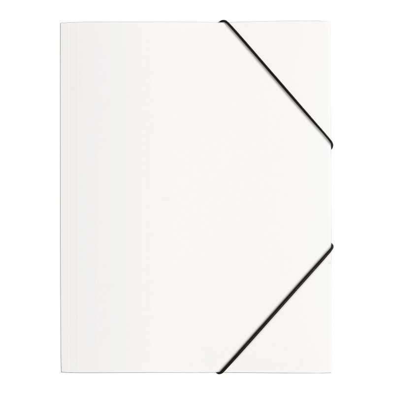 Pagna Chemise à élastique 3 rabats polypropylène blanc A4 Réf 21613