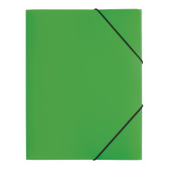Pagna 21613–05 Chemise à élastique A4, 3 rabats, vert