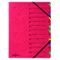 Pagna 24131-01 Trieur A4 Easy en carton avec 12 onglets colorés (Rouge) Pagna 24131-01 Trieur A4 Easy en carton avec 12 onglets colorés (Rouge)