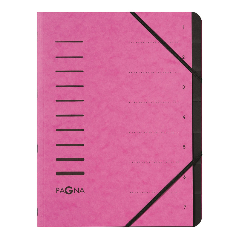 Pagna 40058-34 Trieur à 7 compartiments Rose foncé