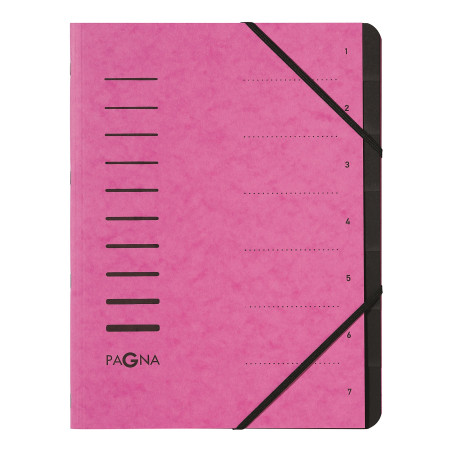 Pagna 40058-34 Trieur à 7 compartiments Rose foncé