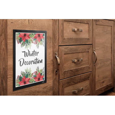 Durable 484301 Cadre d'affichage Duraframe Wallpaper avec Languettes Adhésives Amovibles pour Surfaces Délicates ou Non Lisses F