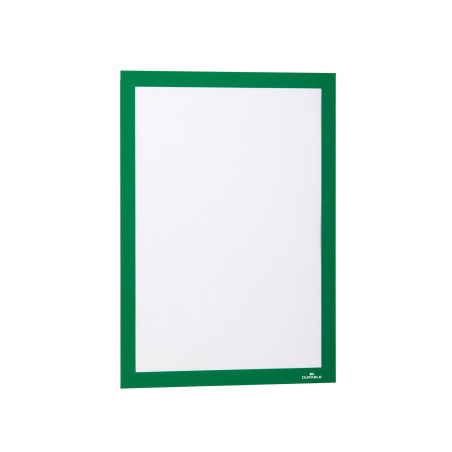 Durable 488205 Duraframe Boîte de 10 Cadres d'Affichages Repositionnables A4 Vert