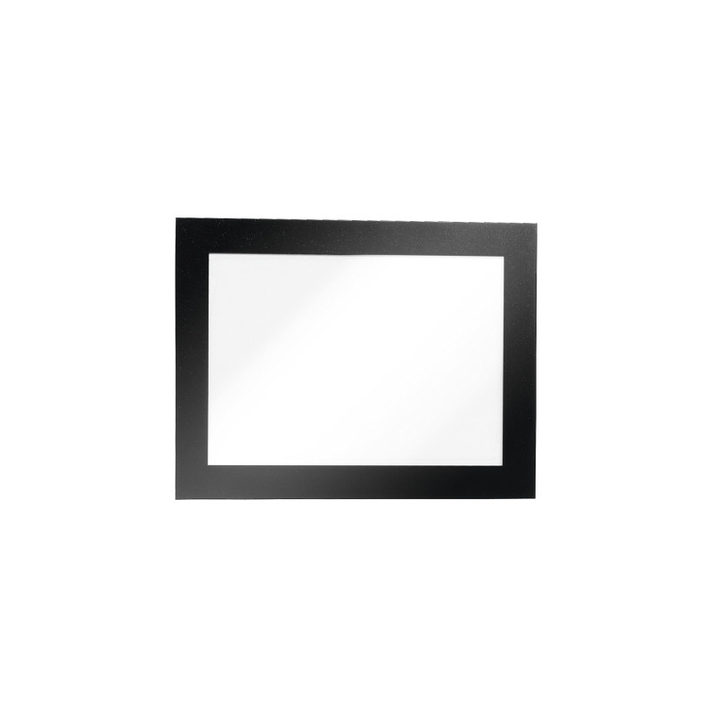 Durable 494801 Info Frame Duraframe Magnetic (A6, Cadre Magnétique pour Surfaces Métalliques) 5 Pièces - Noir Durable 494801 Info Frame Duraframe Magnetic (A6, Cadre Magnétique pour Surfaces Métalliques) 5 Pièces - Noir