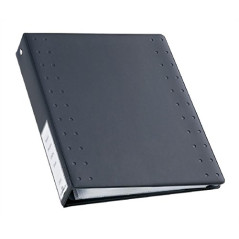 Durable 522758 Reliure à anneaux CD/DVD Index 40, 1 pièce, anthracite