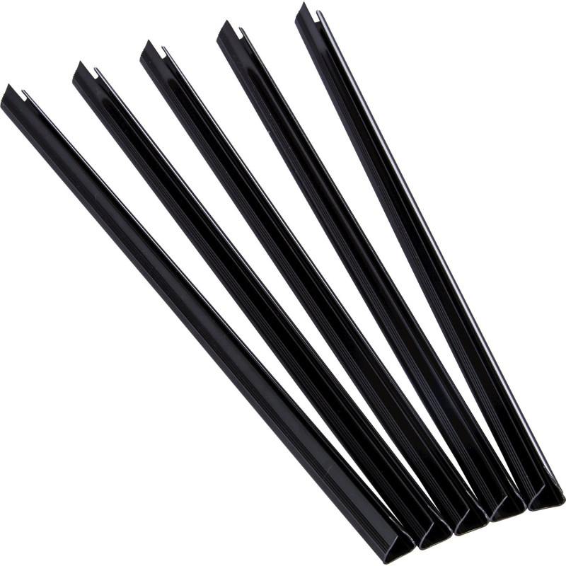 Fellowes - 53840 - Pack de 50 Baguettes de reliure Relido - 9-12 mm - Noir Fellowes - 53840 - Pack de 50 Baguettes de reliure Relido - 9-12 mm - Noir