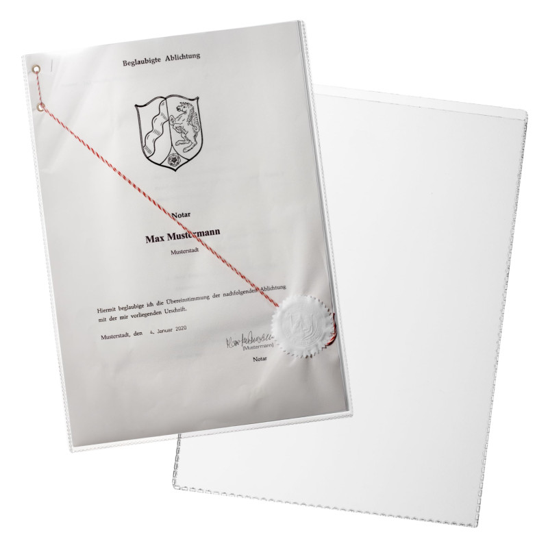 Durable 213119 Etui Souple de Protection pour Document Format A4 210 x 297 mm Sachet de 10 Durable 213119 Etui Souple de Protection pour Document Format A4 210 x 297 mm Sachet de 10