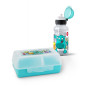 Emsa Kids Tritan Set Gourde + Boîte à Goûter Monstre 518138, Multicolore, 28 x 28 x 18 cm Emsa Kids Tritan Set Gourde + Boîte à Goûter Monstre 518138, Multicolore, 28 x 28 x 18 cm