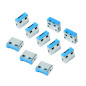Logilink USB Port bloqueur de Château 10x Schlösser Gris Logilink USB Port bloqueur de Château 10x Schlösser Gris
