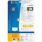 Herma 8334 Panneaux robustes film plastifié 190 x 275 A4 LaserCopy 25 pièces Blanc Herma 8334 Panneaux robustes film plastifié 190 x 275 A4 LaserCopy 25 pièces Blanc