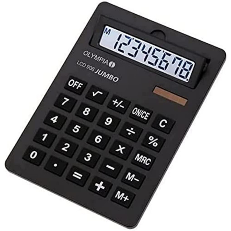 Olympia Calculatrice LCD 908 Noir Olympia Calculatrice LCD 908 Noir