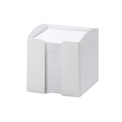 Durable 1701682010 Boîte à notes en plastique pour notes 90 x 90 mm, blanc