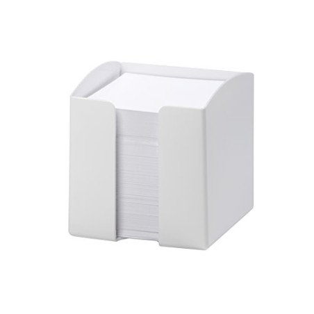 Durable 1701682010 Boîte à notes en plastique pour notes 90 x 90 mm, blanc