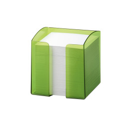 Durable Trend Bloc pour feuillets 800 feuillets blancs inclus Vert clair translucide