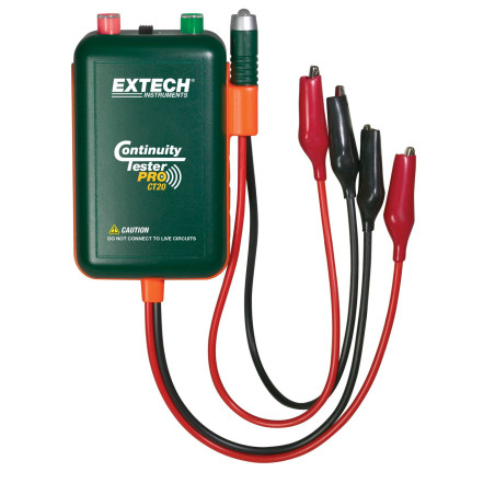 Extech CT20 Testeur De Continuité Local ET À Distance, Opération Par Une Seule Personne Pour Les Tests De Fils ET De Câbles