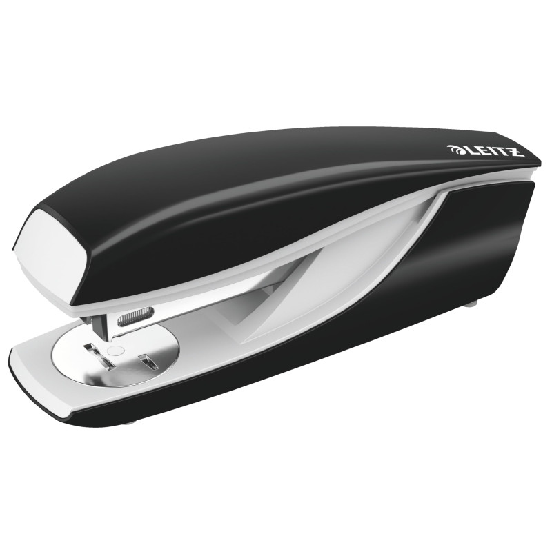 Leitz Agrafeuse de Bureau, Capacité 30 Feuilles, Noir, Boîtier Métallique Ergonomique, Agrafes Incluses, Gamme NeXXt, 55020095 Leitz Agrafeuse de Bureau, Capacité 30 Feuilles, Noir, Boîtier Métallique Ergonomique, Agrafes Incluses, Gamme NeXXt, 55020095