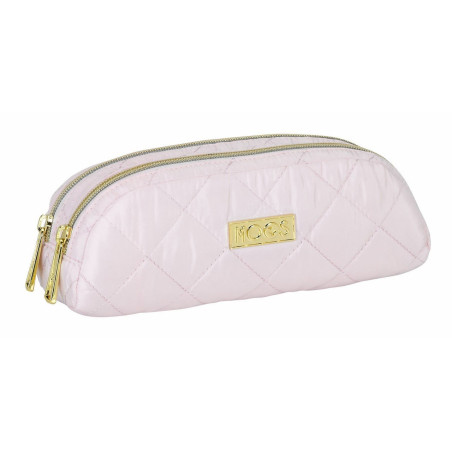 Moos Rose Trousse Ovale Double Rose/doré