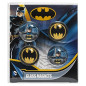 Joy Toy 301016 – Batman Aimants De 2,5 cm en Verre, 4 pièces dans Un Emballage Cadeau, 1 x 8,5 x 9,5 cm Joy Toy 301016 – Batman Aimants De 2,5 cm en Verre, 4 pièces dans Un Emballage Cadeau, 1 x 8,5 x 9,5 cm
