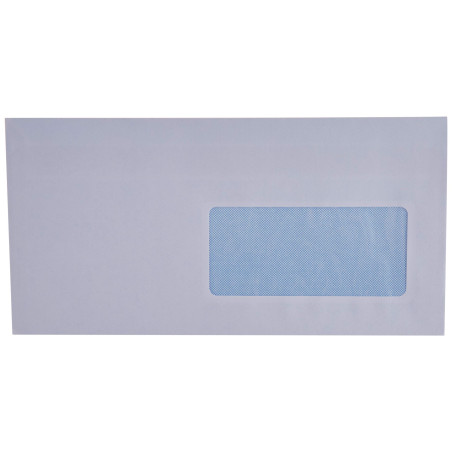GPV Boite 500 enveloppes auto-adhésives 80g format DL 110x220mm fenetre 45x100