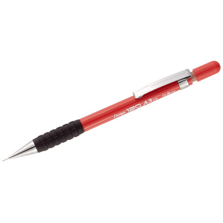 Pentel Hi-Graph Porte-Mine 0,3 mm Canon Fixe de 4 mm Rouge