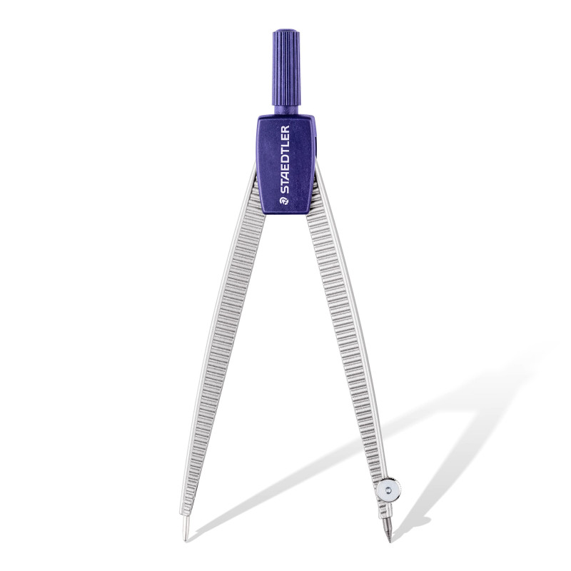 Staedtler Noris 550, Compas scolaire de précision pour l'école, Boîtier refermable pratique avec étui de mine, 550 50 Staedtler Noris 550, Compas scolaire de précision pour l'école, Boîtier refermable pratique avec étui de mine, 550 50