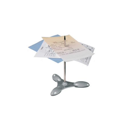 MAPED Piique-notes socle et épingle en métal H 110 mm Argent