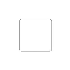 Apli Kids 4877 Rouleau de 1170 gommettes carrés 20 mm Rouge