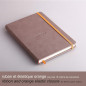 RHODIA 118744C - Carnet Rigide Taupe - A5 14,8 x 21 cm - Ligné - 192 pages - Papier Clairefontaine Ivoire 90 g/m² - Marque-Page, RHODIA 118744C - Carnet Rigide Taupe - A5 14,8 x 21 cm - Ligné - 192 pages - Papier Clairefontaine Ivoire 90 g/m² - Marque-Page,