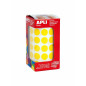 Apli kids 4855 Rouleau de 2832 Gommettes Rondes 15 mm Jaune