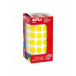 Apli kids 4855 Rouleau de 2832 Gommettes Rondes 15 mm Jaune