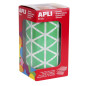 Apli Kids 4870 Rouleau de 2832 gommettes triangulaires 20 mm vert