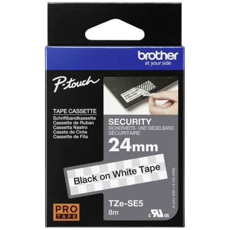 Brother Ruban 24MM N/Blanc