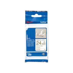 Brother textiles Ruban pour étiqueteuse Brother P-touch H200, H100LB/R, H105, E100/VP, D200/BW/VP, D210/VP, Cube, Cube Plus) 24