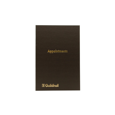 Guildhall Rendez-vous Livre 108 pagess 298x203mm Noir - Ref T1197