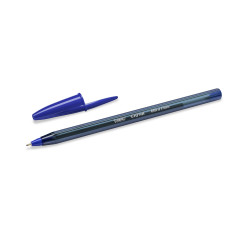 BIC Cristal Exact Stylos-Bille Pointe Aiguille (0,7 mm) - Écriture Précise et Fluide - Bleu, Boîte de 20