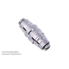 Raccord autobloquant Alphacool Eiszapfen Quick Release Femelle G1/4 (Argent)
