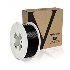 VERBATIM PET-G Filament 2.85mm - Polyethylene Terephthalate Glycol (PET-G), Noir, 1kg, 55052