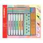 Surligneur STABILO Pastel Collection - Coffret Mixte 13 Pices: 6 STABILO Swing Cool + 3 Pointe 88 + 3 PointeMax + 1 Rgle Pochoir Surligneur STABILO Pastel Collection - Coffret Mixte 13 Pices: 6 STABILO Swing Cool + 3 Pointe 88 + 3 PointeMax + 1 Rgle Pochoir