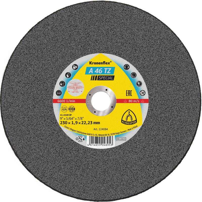 Klingspor A 24 R 13754 Disque à tronçonner 16 mm (1 unité)