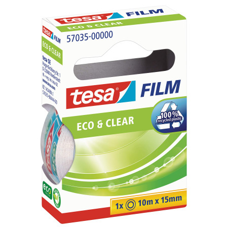tesafilm Eco & Clear, 10m:15mm